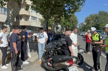 Tekirdağ’da kontrolsüz dönüş kazayla sonuçlandı: O anlar araç kamerasına yansıdı 