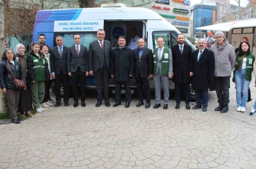 Tekirdağ’da mobil sigara bırakma aracı hizmete girdi 