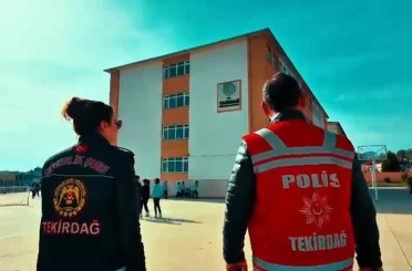 Tekirdağ’da polis ekiplerinden okullarda geniş çaplı denetim 
