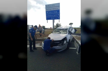 Tekirdağ’da trafik kazası: 2 yaralı 