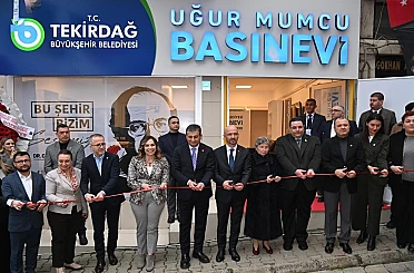 Tekirdağ’da Uğur Mumcu Basınevi açıldı 