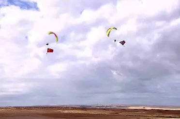 TEKNOFEST’te paramotor gösterisi
