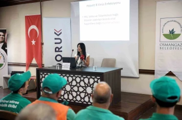 Temizlik işçilerine "Hepatit B" eğitimi 