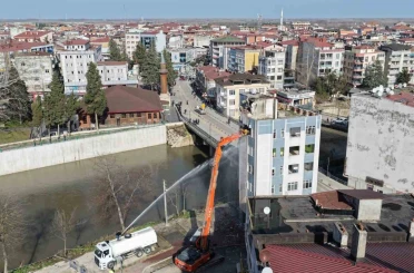 Terme Çayı Islah Projesi’nde yıkımlar başladı 