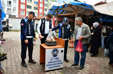 Terme semt pazarlarında denetimler devam ediyor