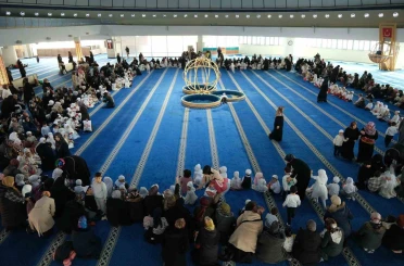 Terzibaba Camii’nde miniklerin "üç aylar" coşkusu 