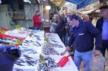 Tezgahlarda hamsi bolluğu 