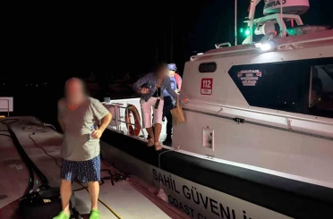 Ticari teknede rahatsızlanan vatandaşın karaya tahliyesi yapıldı 