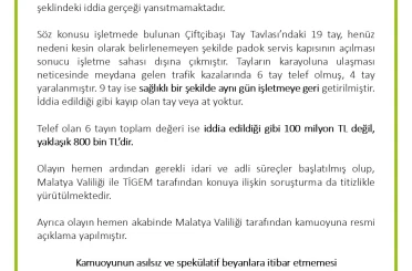 TİGEM’den ’değeri 100 milyon lira olan yarış atları kayıp’ iddialarına yalanlama 