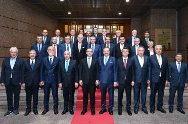 TOBB Başkanı Hisarcıklıoğlu, TCMB Başkanı Karahan ile görüştü 
