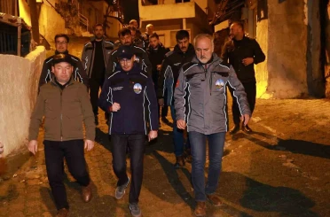 Tokat Belediye Başkanı Yazıcıoğlu’nun mesaisi gece yarısı da devam ediyor 