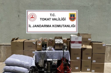 Tokat’ta kaçak tütün operasyonu: 4 gözaltı 