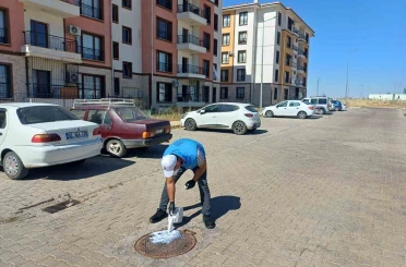 TOKİ’lerde koruyucu larva mücadelesi 