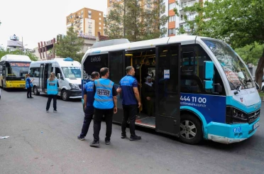 Toplu taşıma araçlarına yönelik denetimler sürüyor 
