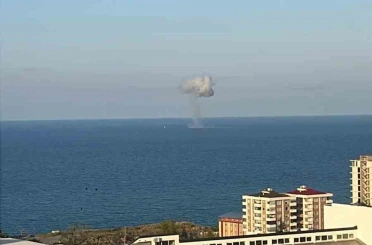 Trabzon açıklarında denizde patlama 