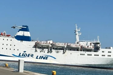 Trabzon Limanına gelen feribot heyecanlandırdı 