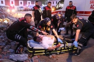 Trabzon’da deprem tatbikatı gerçeğini aratmadı 