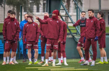 Trabzonspor ara vermeden Eyüpspor maçı hazırlıklarına başladı 