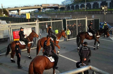 Trabzonspor taraftarı, RAMS Park’a geldi 