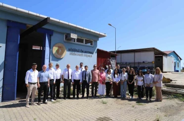 Trabzon’un atık su alt yapısını yerinde incelediler 