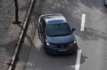 Trafik denetiminden kaçmak isteyen sürücü dronla tespit edildi: Para cezası uygulandı 