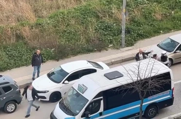 Trafikte coplu kavganın failleri yakalandı: 180 bin lira ceza kesildi 