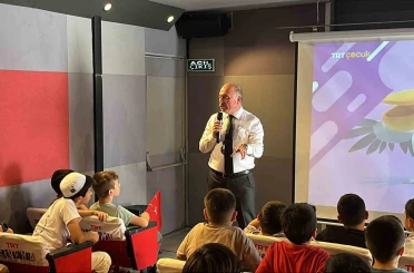 TRT sinema tırı Çorumlu çocuklar için perdelerini açtı 