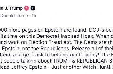 Trump’tan Adalet Bakanlığı’na Epstein belgeleri çağrısı: "Hepsinin isimlerini açıklayıp ülkeye hizmete geri dönün" 