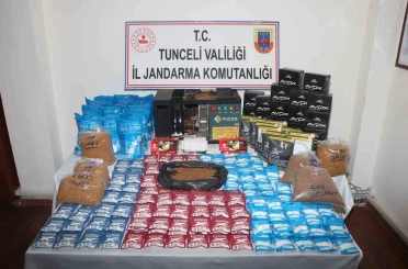 Tunceli’de kaçak alkol ve tütün operasyonu 