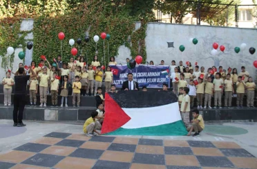 Tunceli’de öğrencilerden Filistin’e destek 