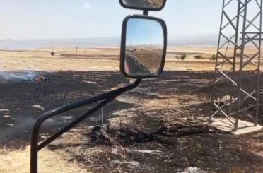 Tunceli’de otluk yangını ekili arazilere ulaşmadan söndürüldü 