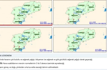Tunceli’de sağanak yağış etkili oldu 