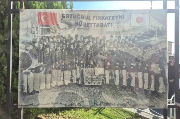 Türk Japon dostluğunun temeli orada atılmıştı: Japon ve Türk bayraklarıyla donatıldı 