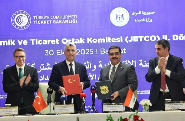Türkiye ile Irak arasında "JETCO 2. Dönem Protokolü ve Fuarcılık Alanında İşbirliği Mutabakatı Zaptı" imzalandı 