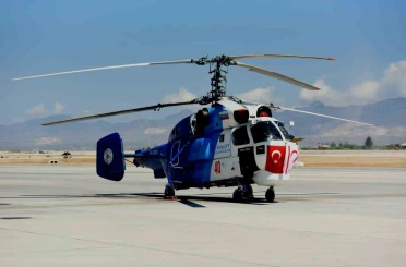 Türkiye’den KKTC’ye yangın söndürme helikopteri teslim edildi 