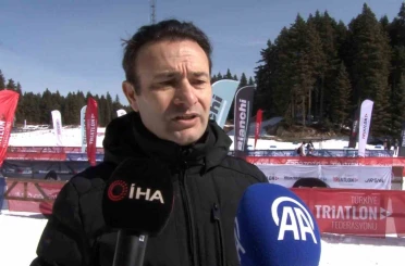 Türkiye’nin ilk kış triatlonu Bolu’da yapıldı 