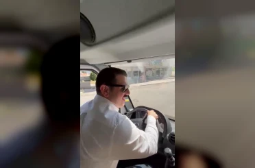 Tutak’ta renkli görüntüler: Kaymakam Coşkun direksiyonda, Başkan Sayan muavin koltuğunda 