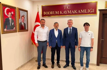 Uçak’tan Bodrum Kaymakamı Sırmalı ve İlçe Milli Eğitim Müdürü’ne ziyaret 