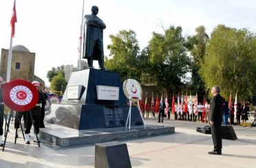 Ulu Önder Atatürk, vefatının 87. yıldönümünde KKTC’de anıldı 