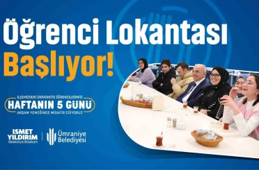 Ümraniye’de ücretsiz öğrenci lokantası bu yıl da hizmette 