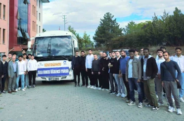 Üniversite öğrencileri Kastamonu’yu gezdi