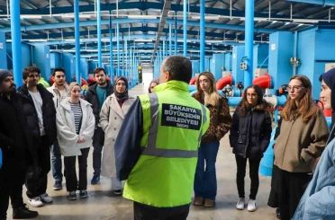 Üniversiteli hekim adayları su ve atıksu yönetimini yerinde gördü 