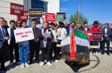 Üniversiteli öğrencilerinden Gazze’ye destek 