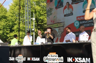 Ünlü şefler, tabaklarında Bursa ürünlerini yorumladı 