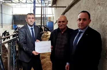 Uşak’ta iki işletme daha hastalıktan ari belgesi aldı
