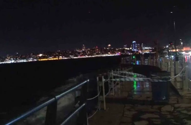 Üsküdar Sahili’nde dev dalgalar oluştu 