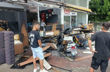 Uyurken camın patlama sesine uyandı, ihbarla iş yerini küle dönmekten kurtardı 