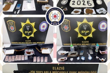 Uyuşturucu ve ruhsatsız silah operasyonu: 17 tutuklama