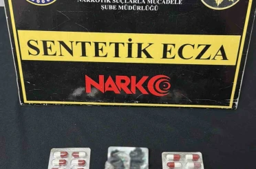 Üzerinden 36 adet uyuşturucu hap çıkan şüpheli gözaltına alındı 
