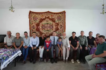 Üzümlü Kaymakamı Hökelekli köy ziyaretlerinde bulundu
